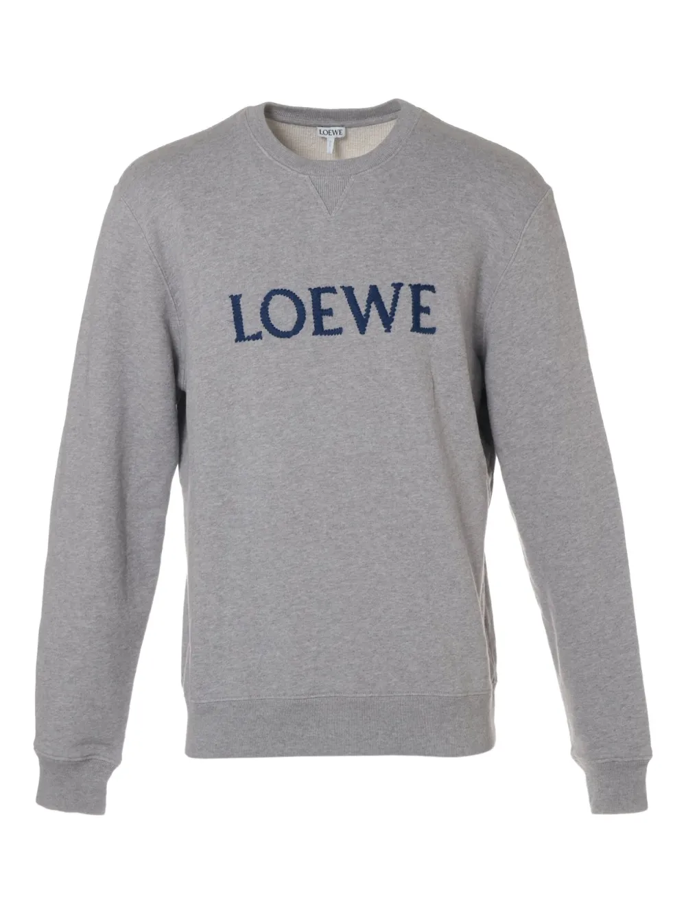 Pre-owned Loewe 2015-2024 Logo-detail Sweatshirt In Gray