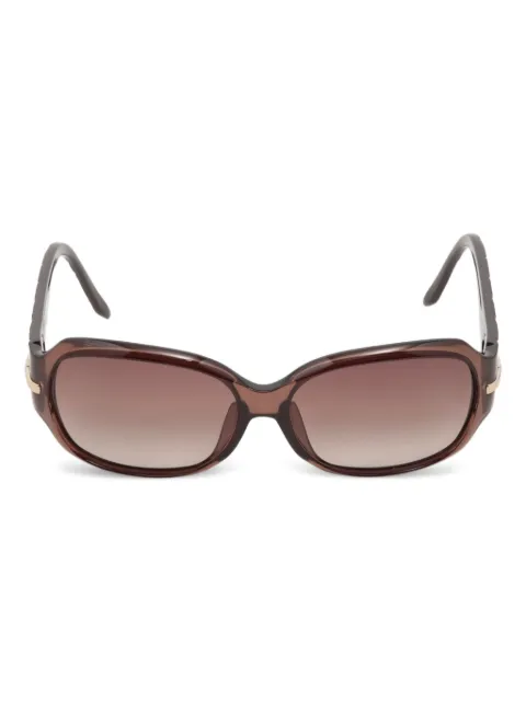 Christian Dior Pre-Owned 2000s geometric-frame sunglasses