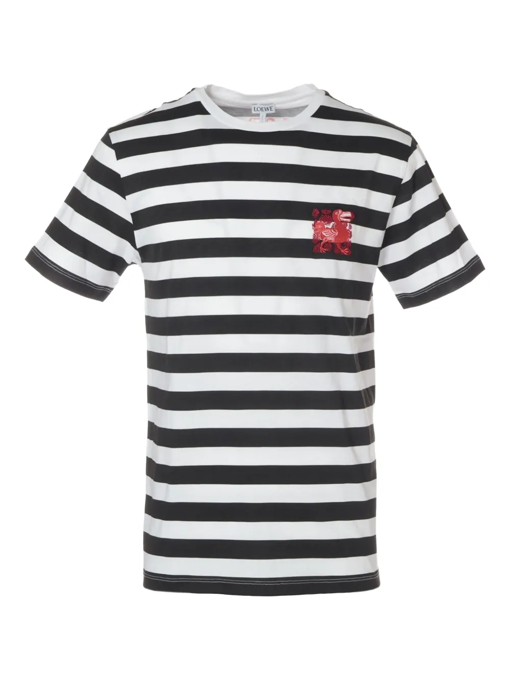 Loewe Pre-Owned 2015-2024 ストライプ Tシャツ - ホワイト