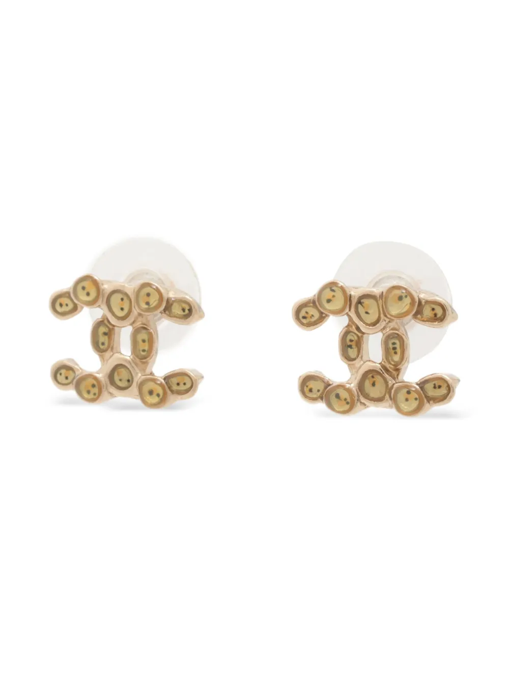 CHANEL Pre-Owned aretes con forma del logo 2012 | Image 2