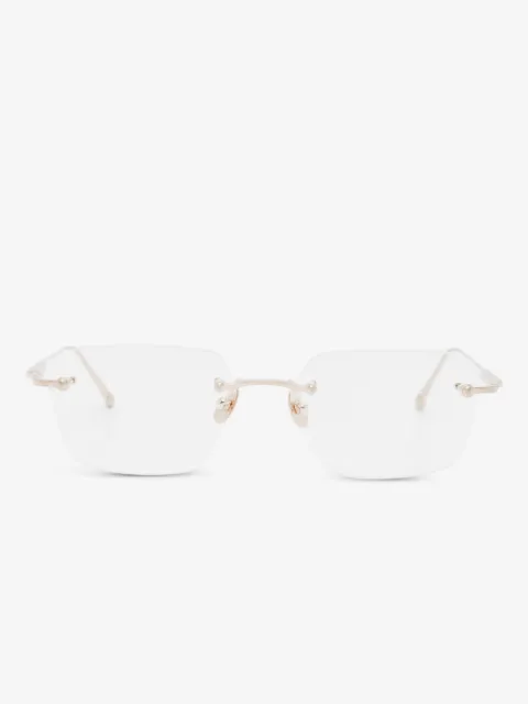 Matsuda rimless rectangle glasses