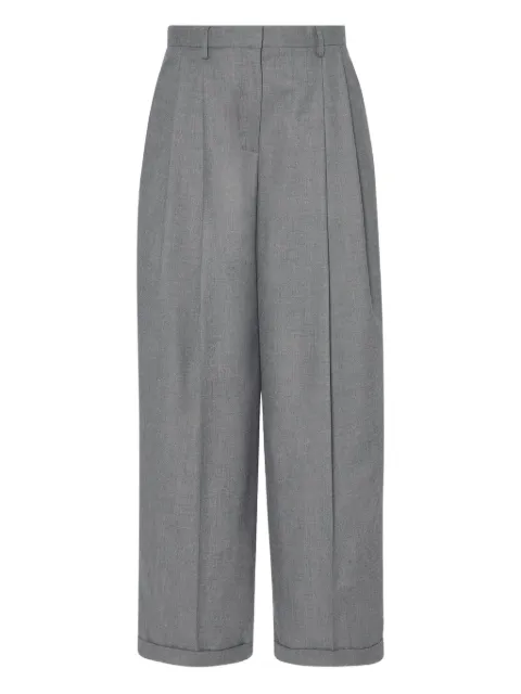 The Row pleated trousers
