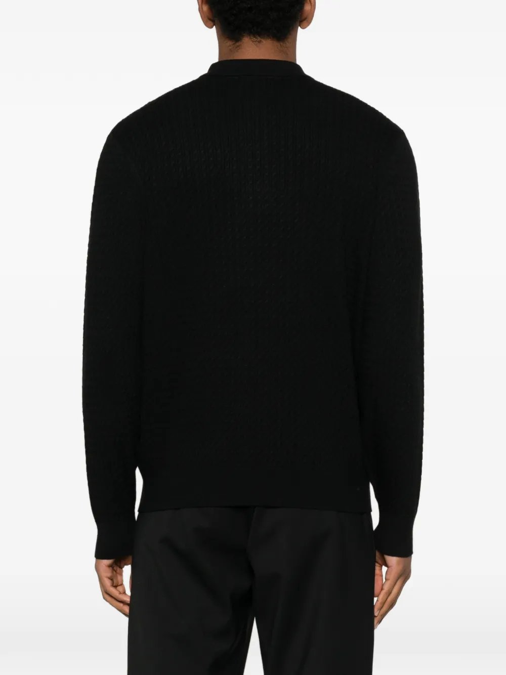 Diktat Button Textured Knitwear In Blue