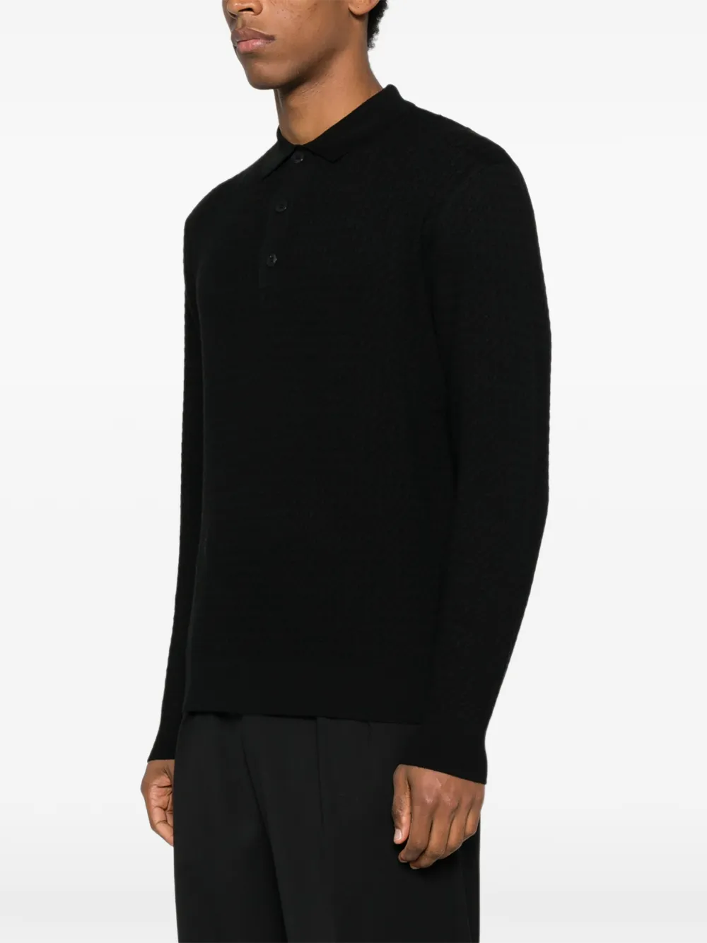 Diktat Button Textured Knitwear In Blue