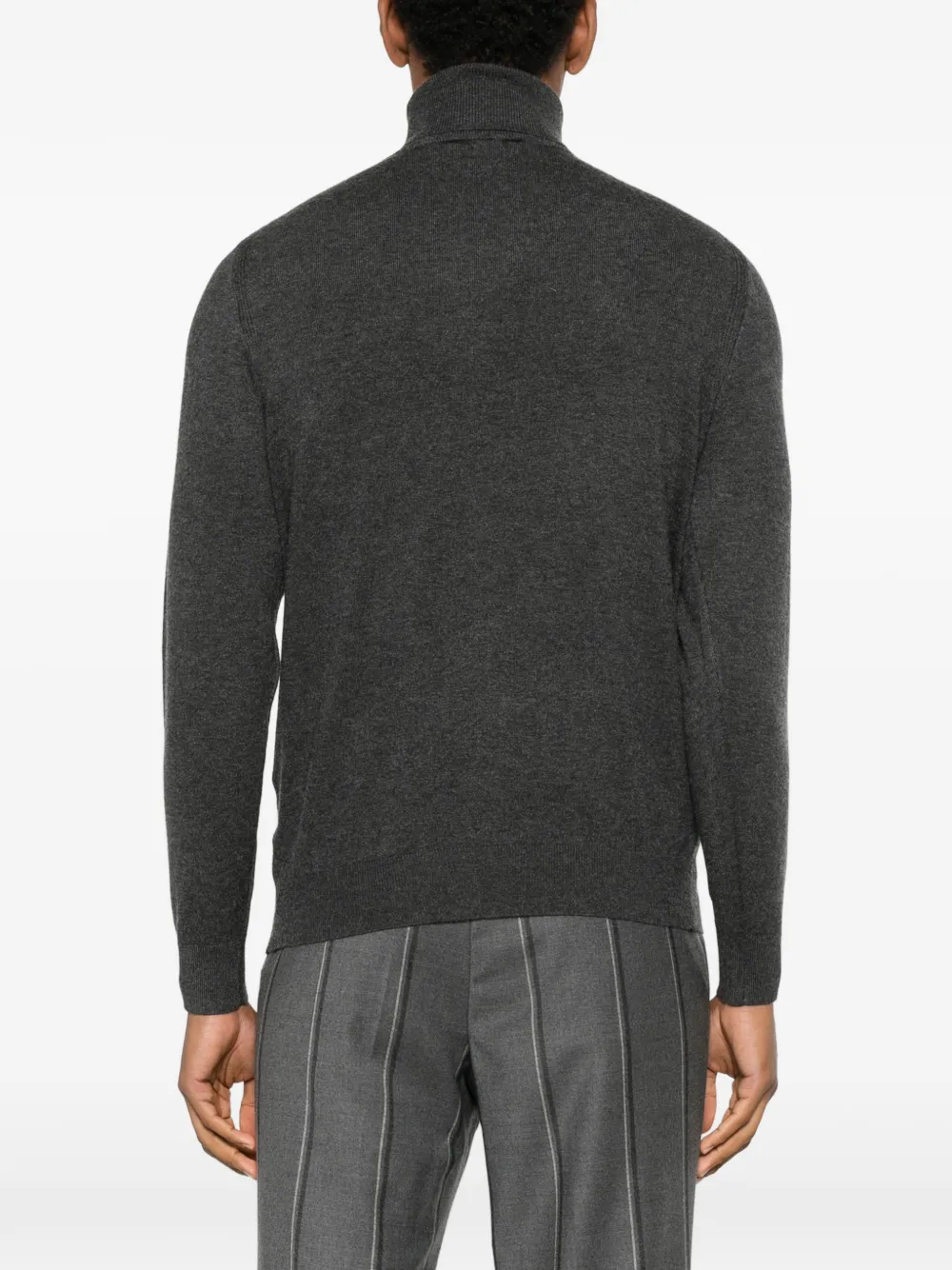 Diktat Roll-neck Sweater In Black