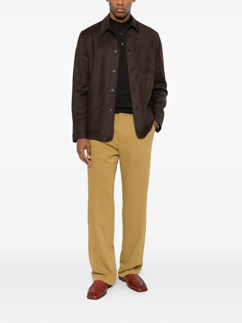 Manuel Ritz patch-pocket shirt jacket | Shirt Jackets | Image 2