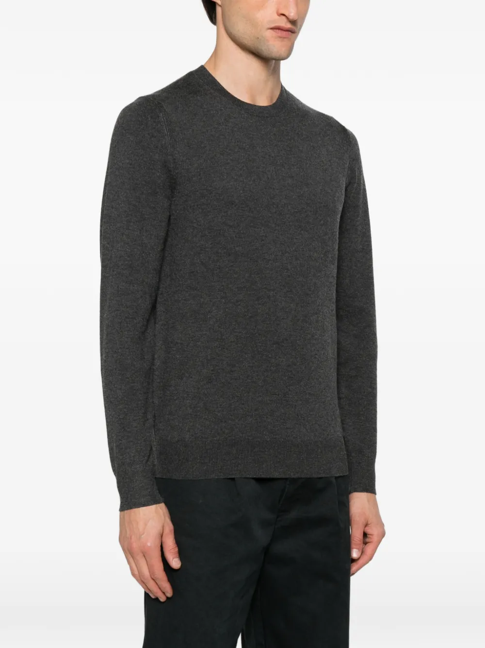 Diktat Crew-neck Sweater In Gray