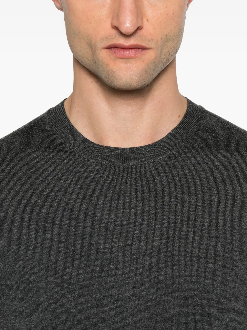 Diktat Crew-neck Sweater In Gray