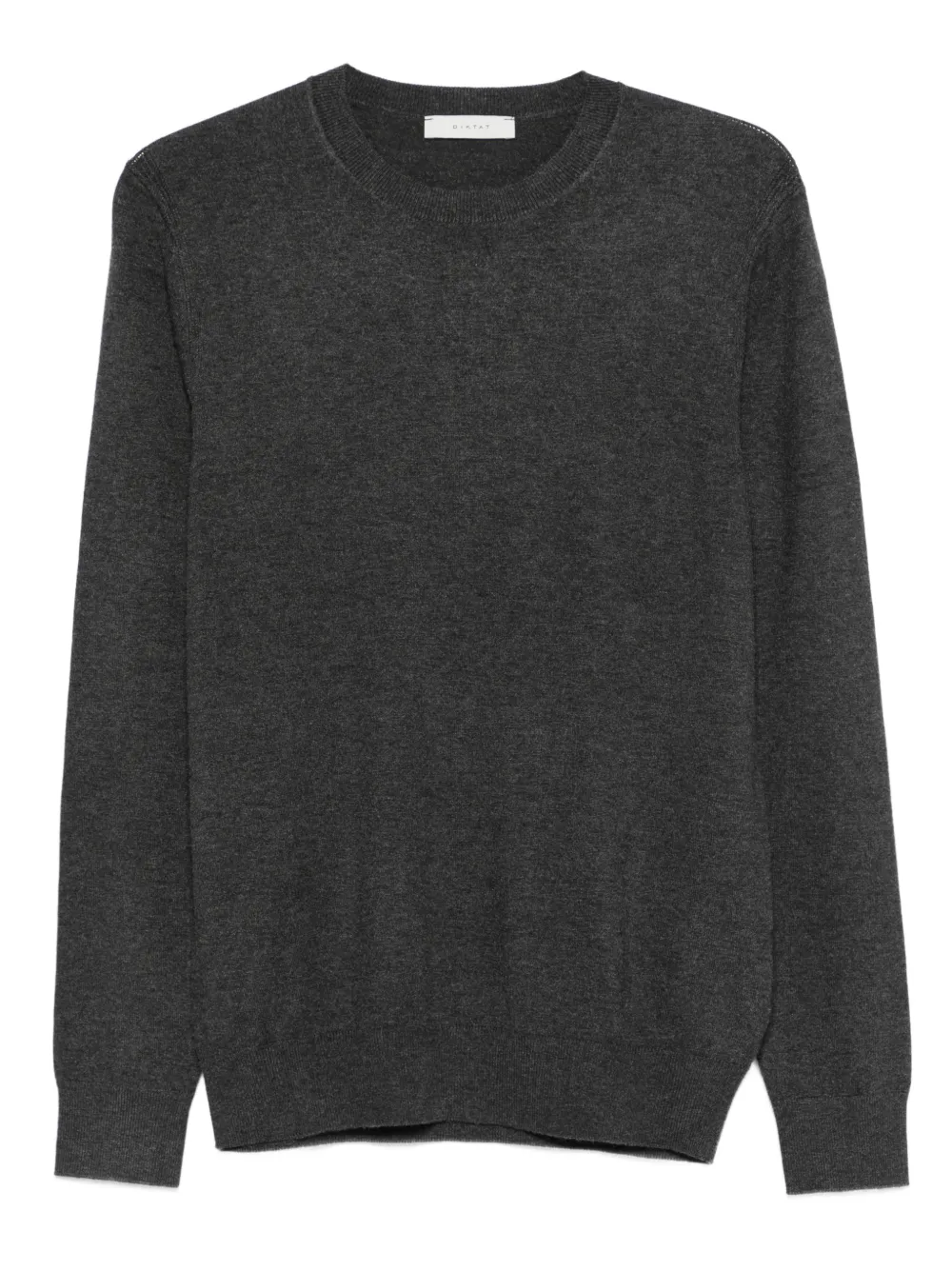 Diktat Crew-neck Sweater In Gray