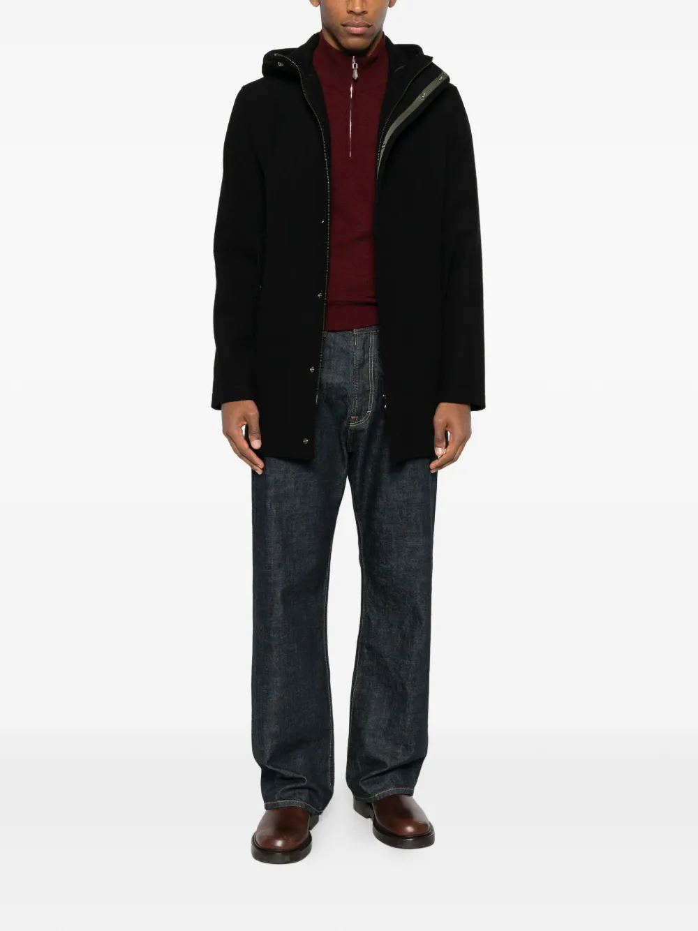 Manuel Ritz abrigo con capucha | Abrigos con botonadura simple | Image 2
