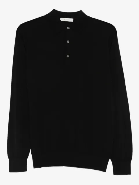 DIKTAT Langärmeliges Poloshirt