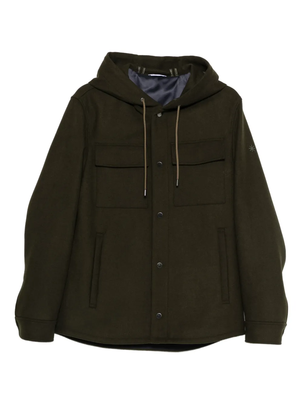 Manuel Ritz hooded pocket jacket | Green | Image 1