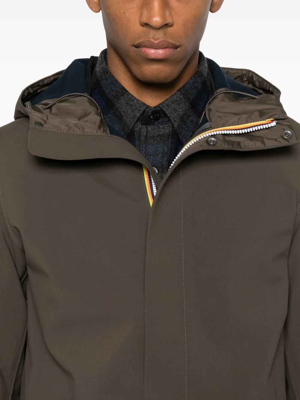 K-Way Jack met capuchon Bruin