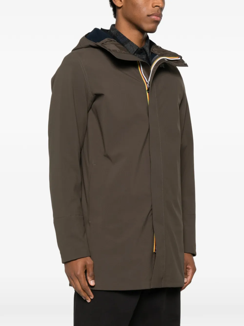 K-Way Jack met capuchon Bruin