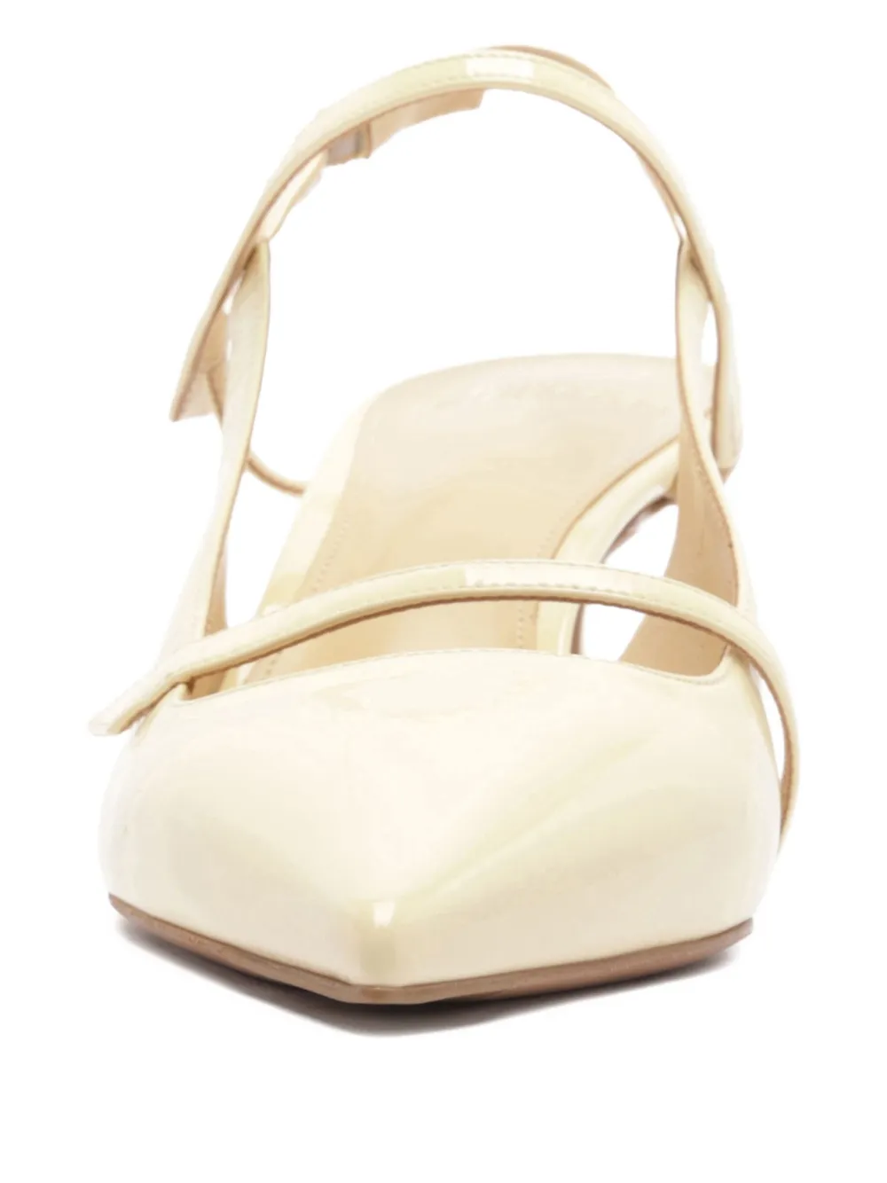 Alexandre Birman 60 mm Tita pumps met puntige neus Beige