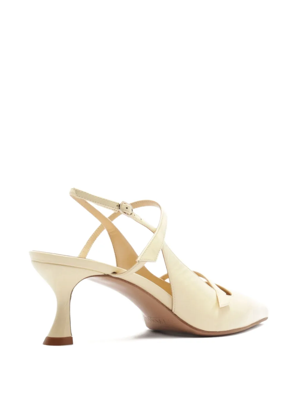 Alexandre Birman 60 mm Tita pumps met puntige neus Beige