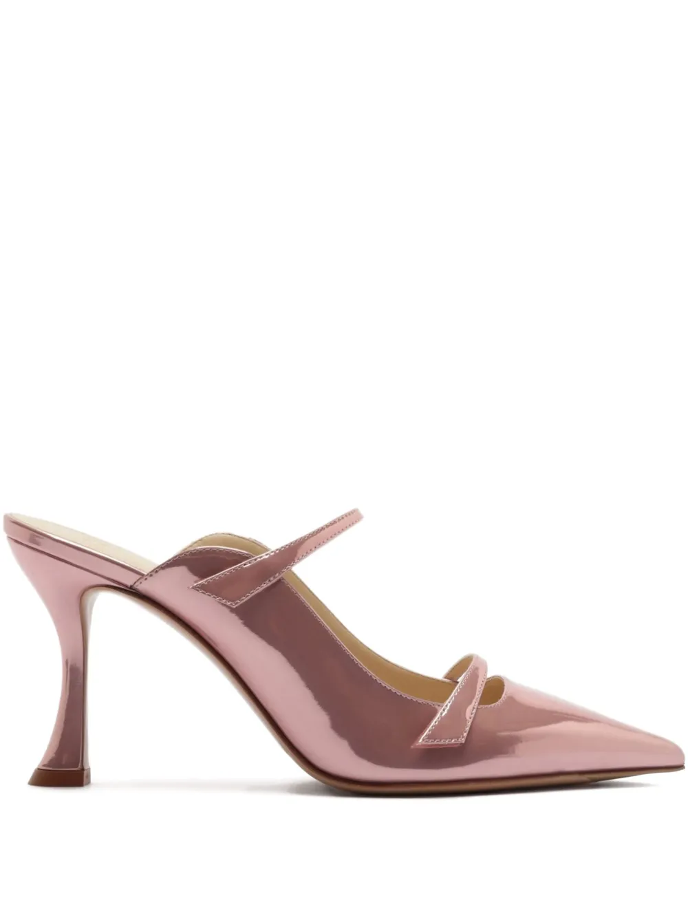 Alexandre Birman Mules Tita a punta con cinturino 85mm - Rosa