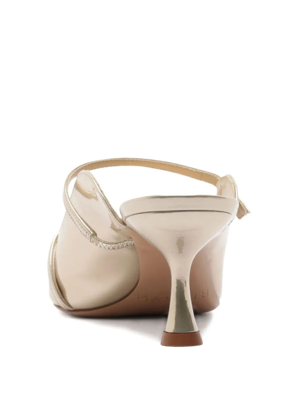 Alexandre Birman 60 mm Tita muiltjes met puntige neus en bandjes Beige