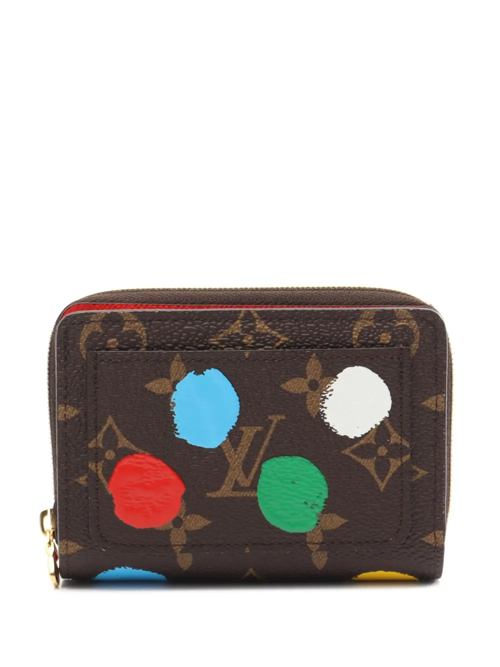 Louis Vuitton Pre-Owned 2021-2025 Yayoi Kusama Monogram Portefeuille Louis Vuitton Pre-Owned 2021-2025 Yayoi Kusama Monogram Portefeuille