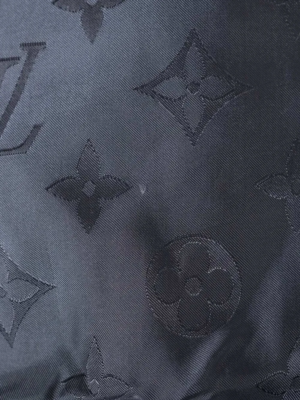 Pre-owned Louis Vuitton 2015-2024 Monogram-pattern Jacket In Black