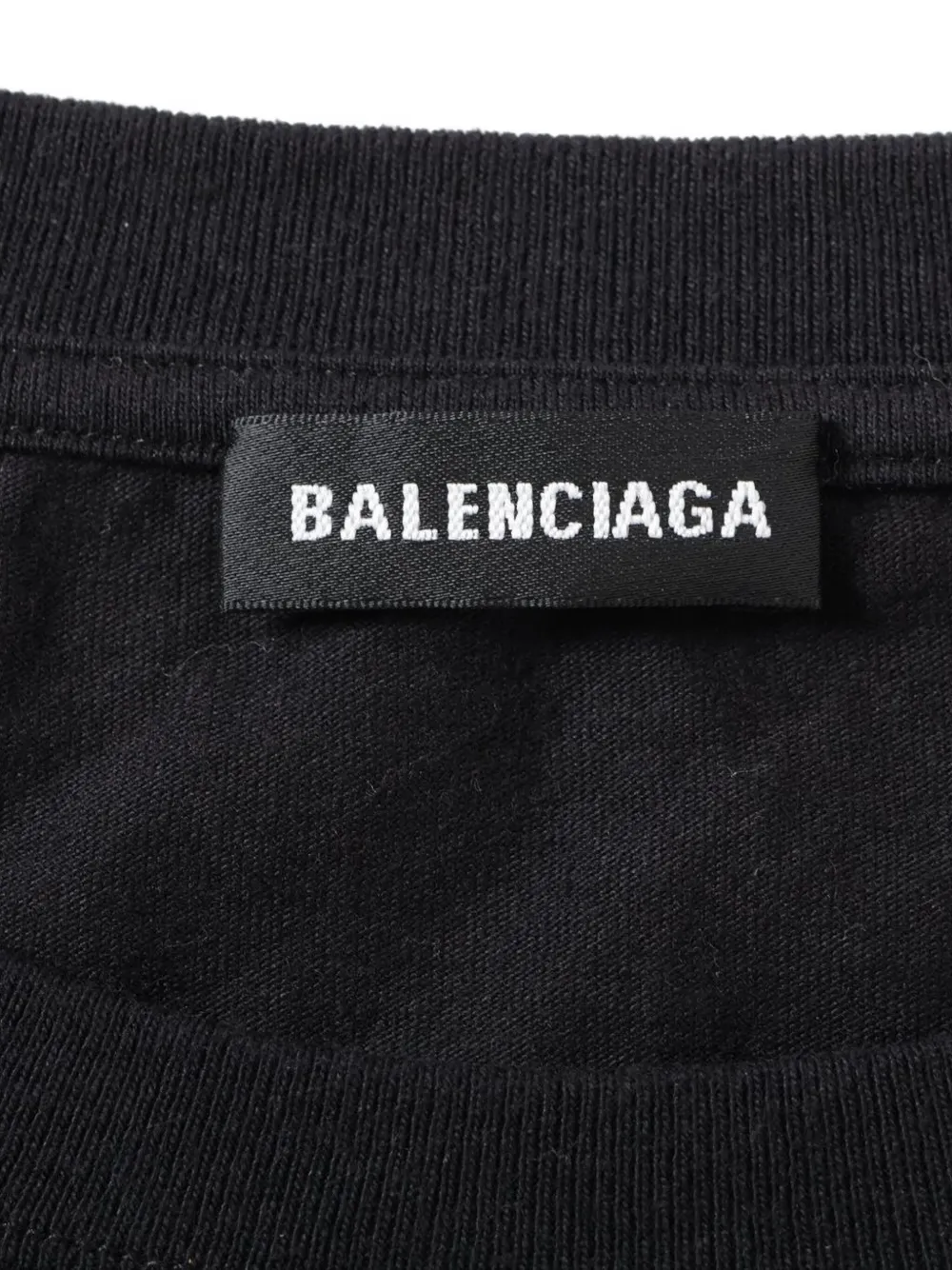 Pre-owned Balenciaga 2019 World-print T-shirt In Black
