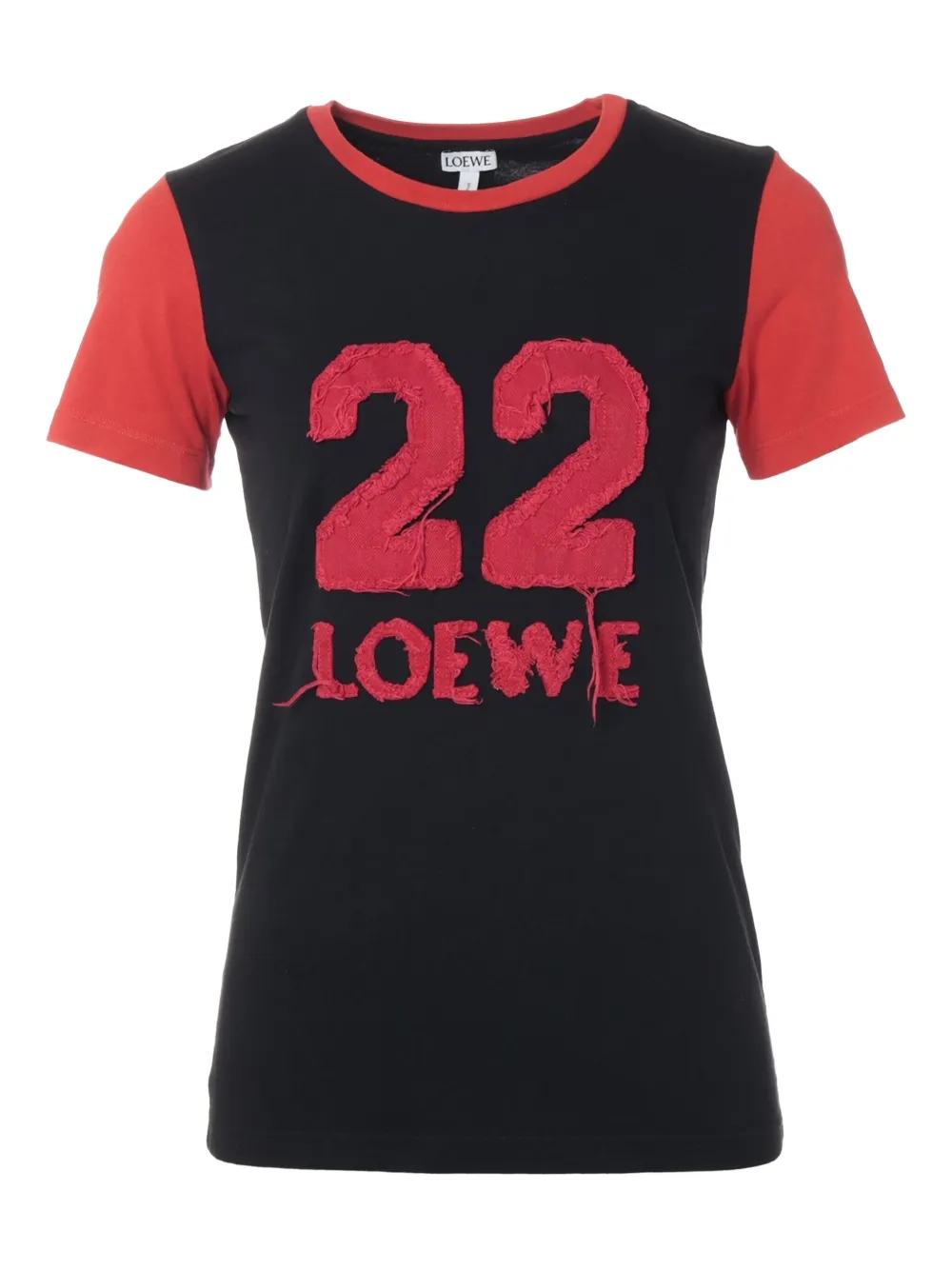 LOEWE Pre-owned 2000 Logo-detail T-shirt In Black