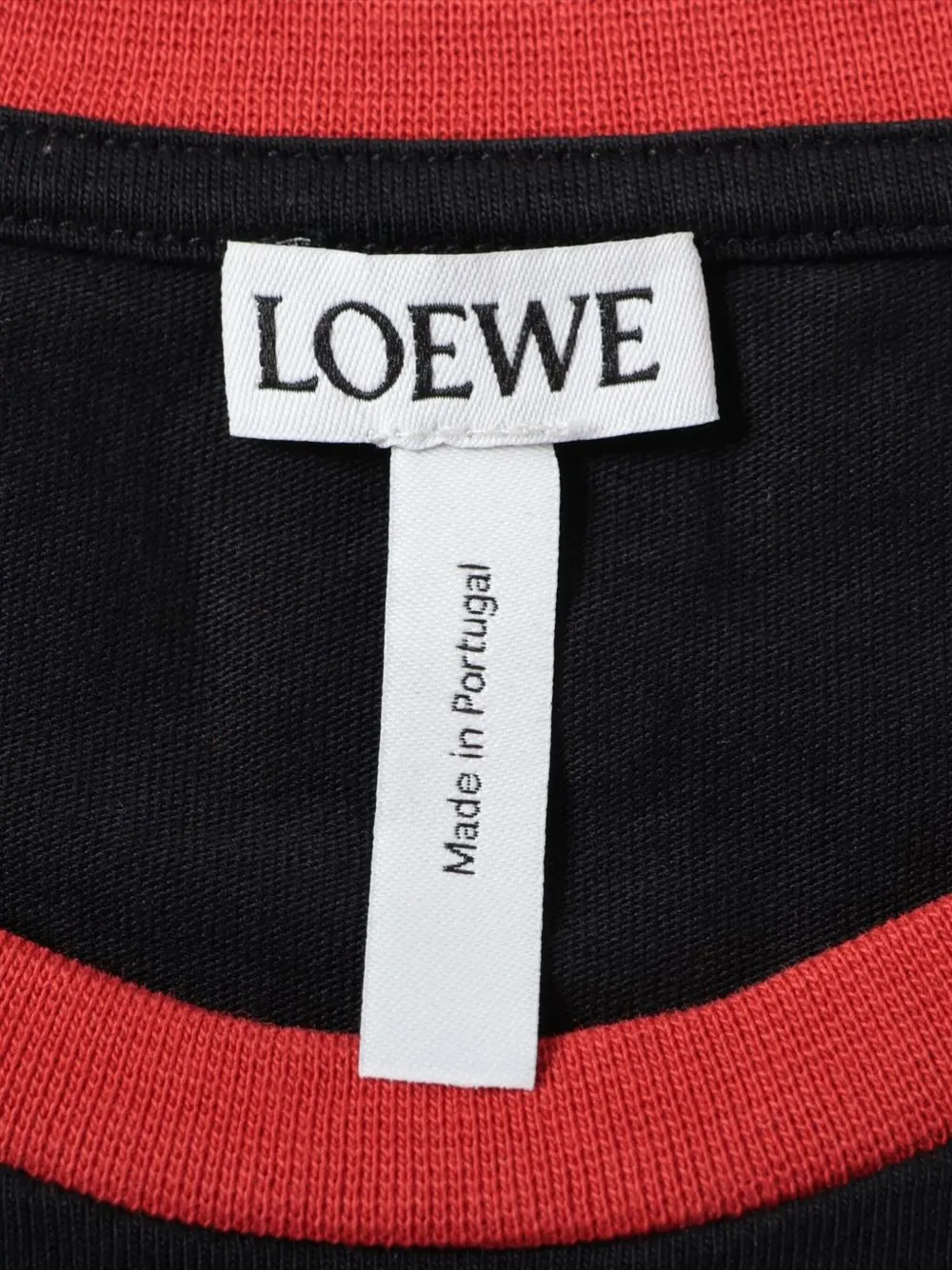 LOEWE Pre-owned 2000 Logo-detail T-shirt In Black