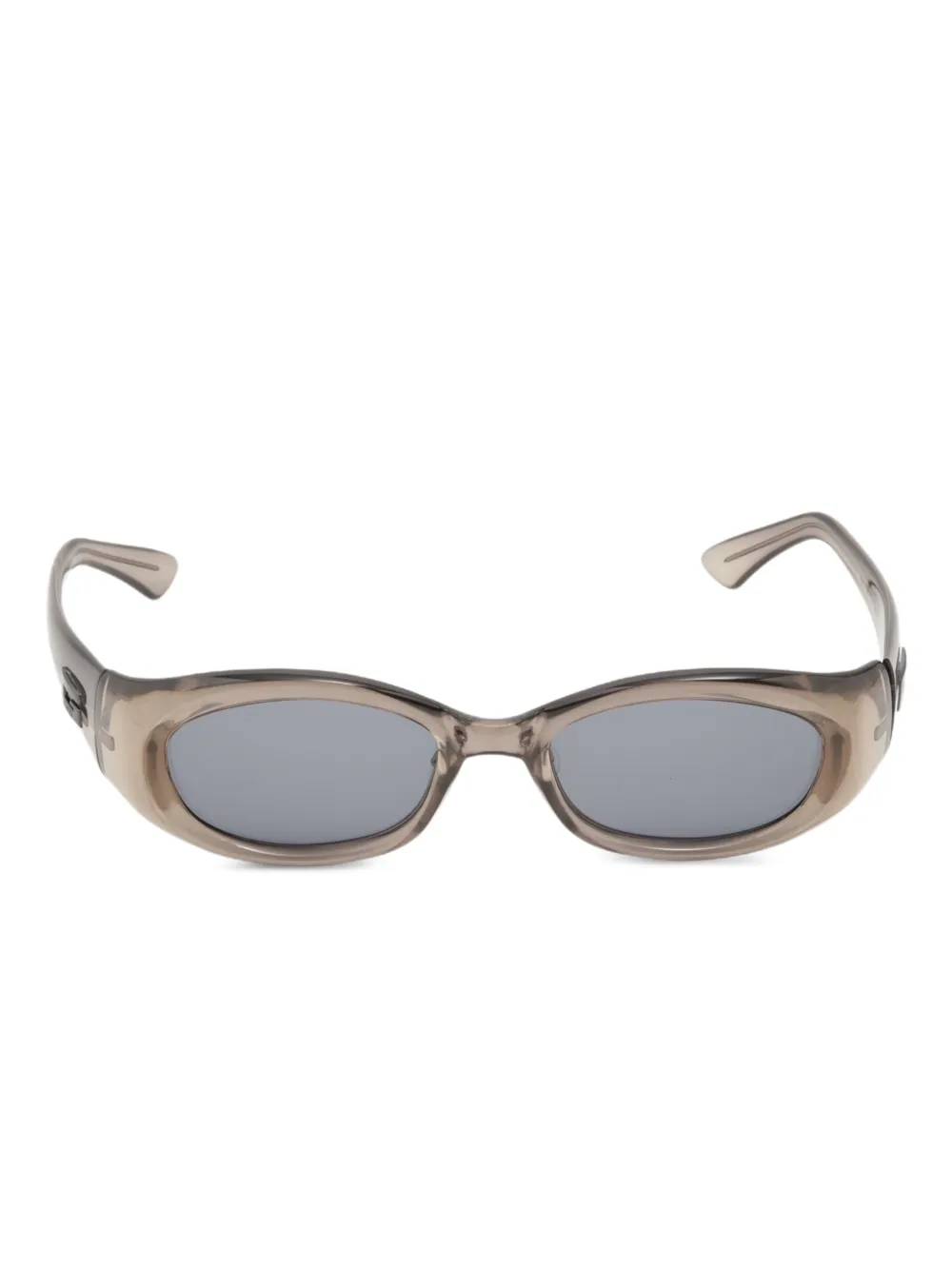 Gucci Pre-Owned 2000s oval-frame sunglasses | Grey | Image 1