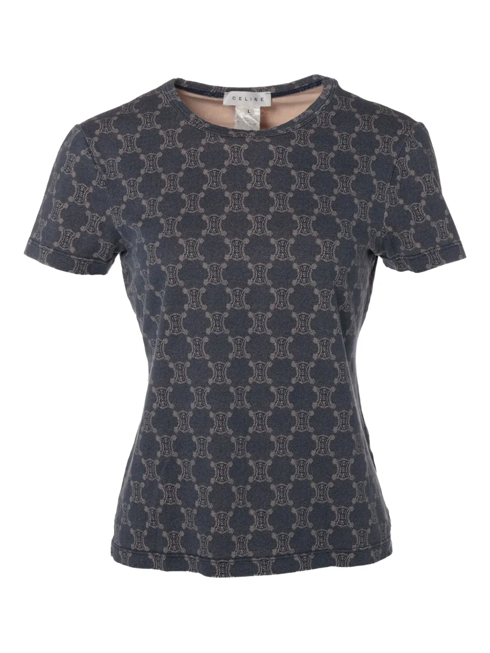 Celine Pre-Owned 1990-2000s Macadam-pattern T-shirt | Blue | Image 1