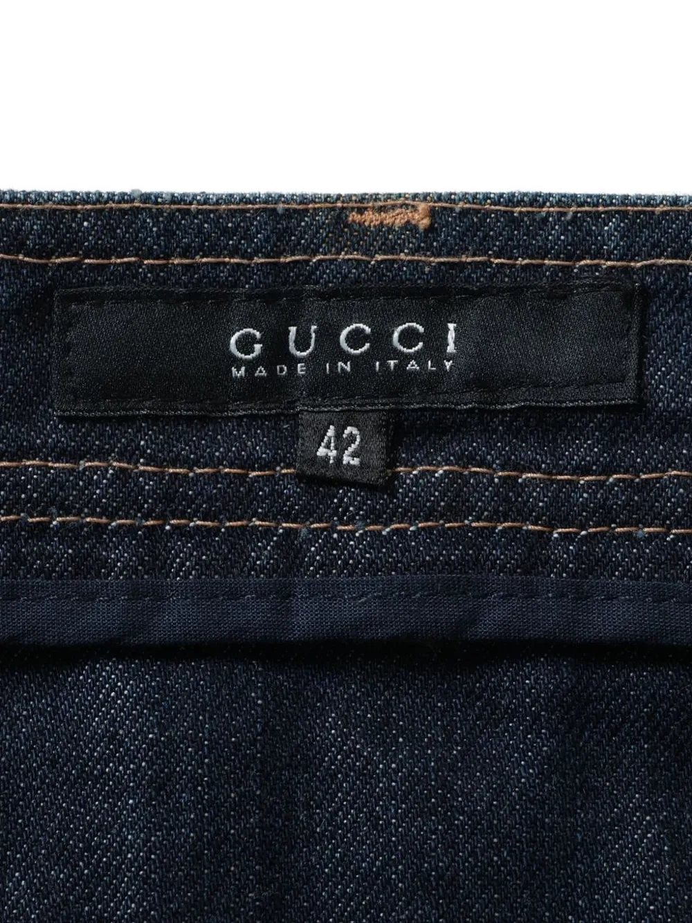 Pre-owned Gucci 2003 Denim Suit In Blue
