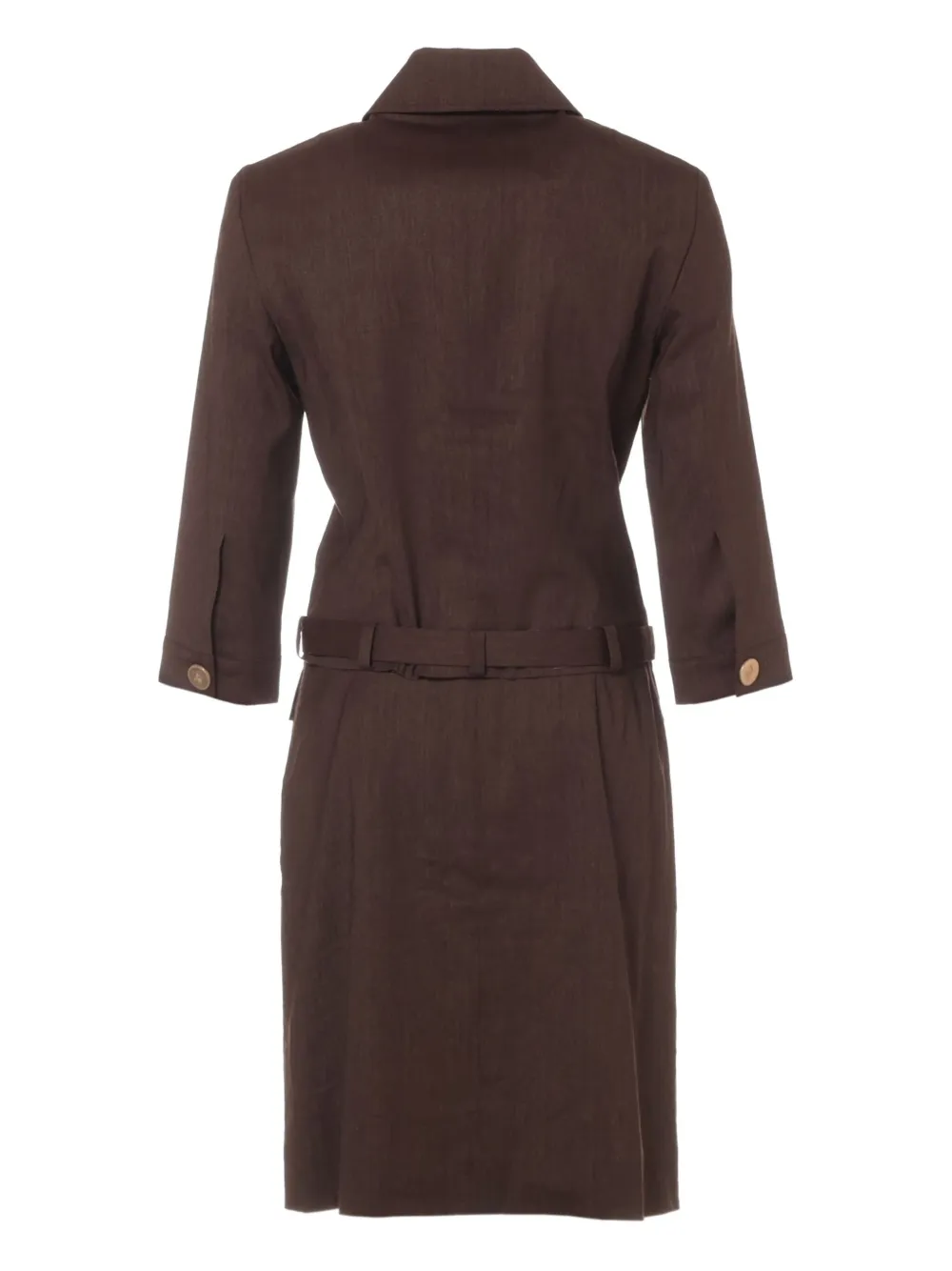 Pre-owned Celine 2000-2015 Triomphe-buttons Suit In Brown