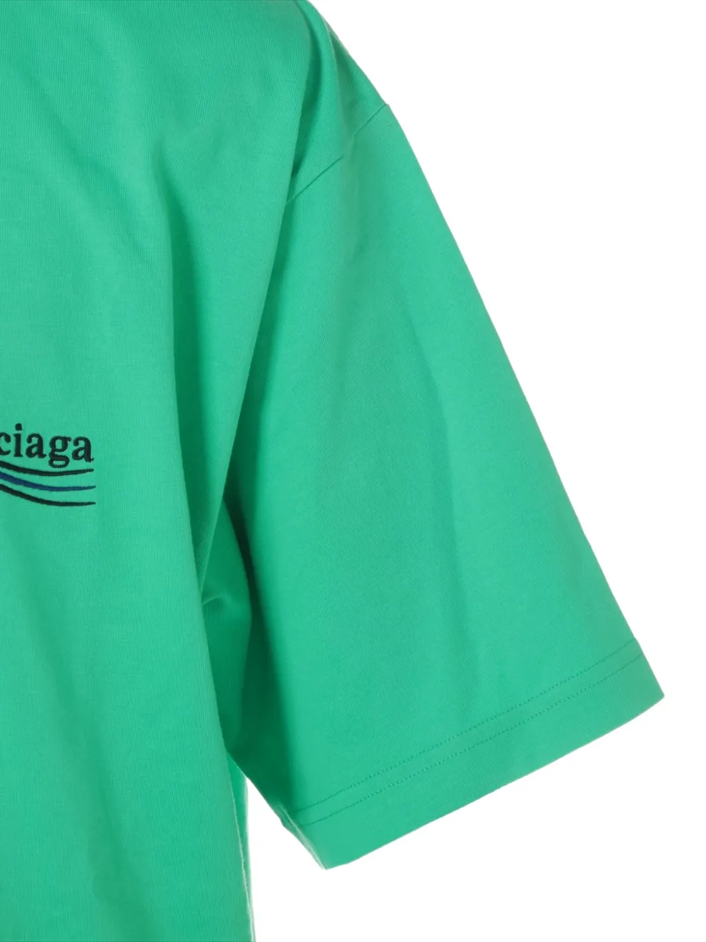 Pre-owned Balenciaga 2020-2025 Political Campaign T-shirt In Green