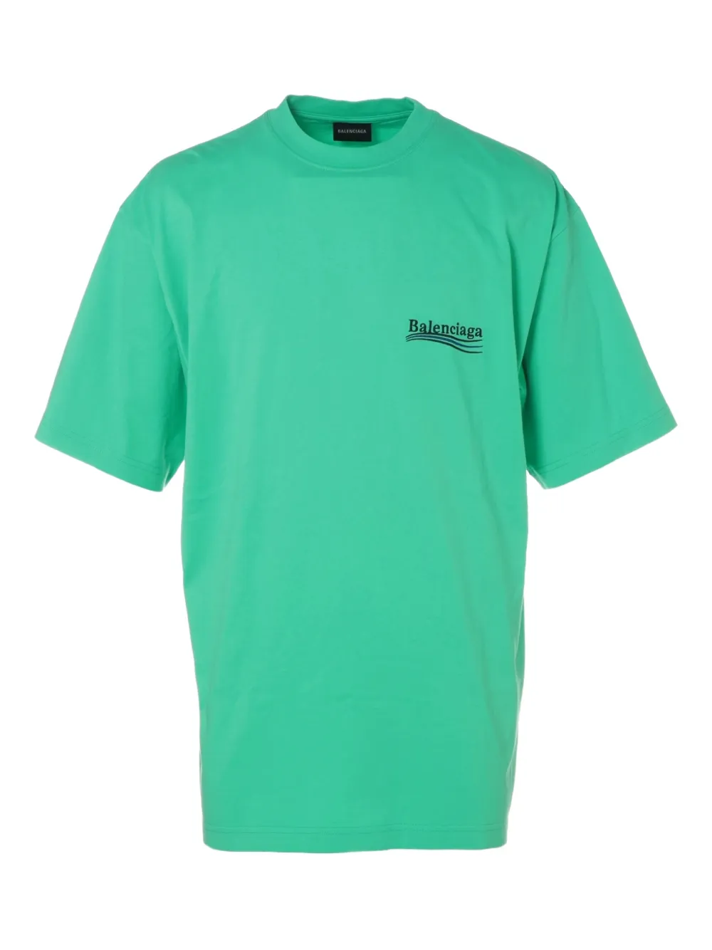 Pre-owned Balenciaga 2020-2025 Political Campaign T-shirt In Green