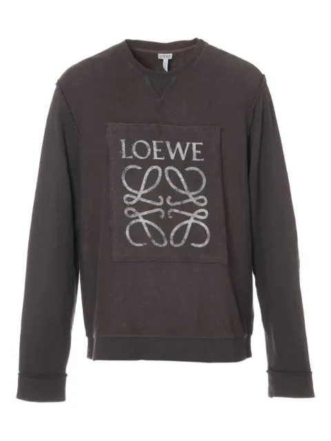 Loewe Pre-Owned 2000-2020s Anagram-patch sweatshirt