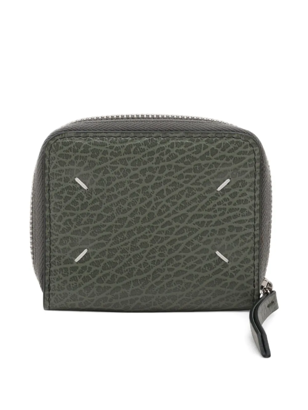 Pre-owned Maison Margiela 2020-2025s Zip Wallet In Green