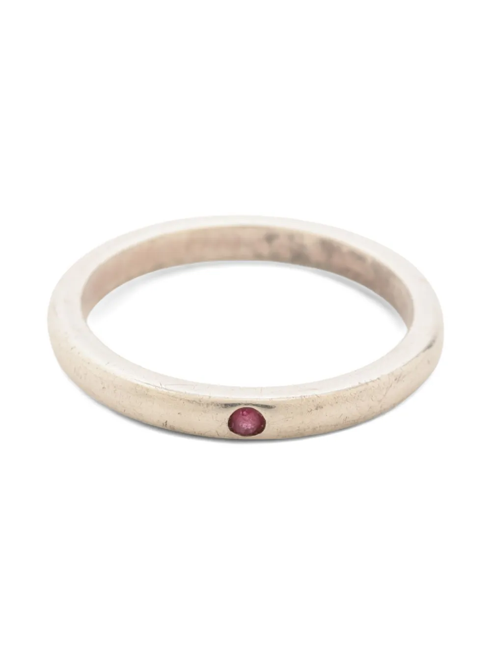 Tiffany & Co. Pre-Owned 2000s stacking ruby ring | Silver | Image 1