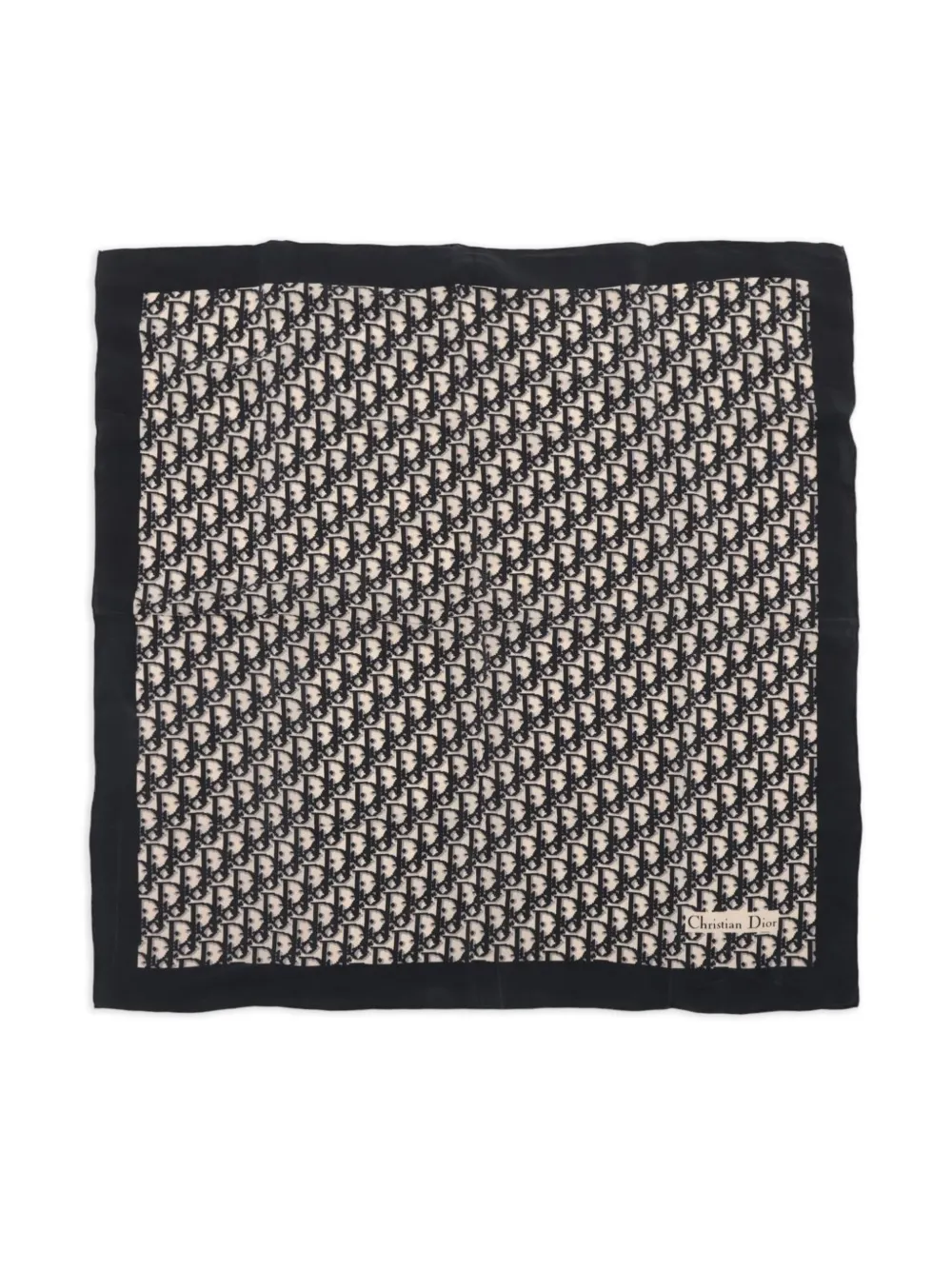 Christian Dior Pre-Owned 1980s トロッタースカーフ - ブルー Christian Dior Pre-Owned 1980s トロッタースカーフ - ブルー