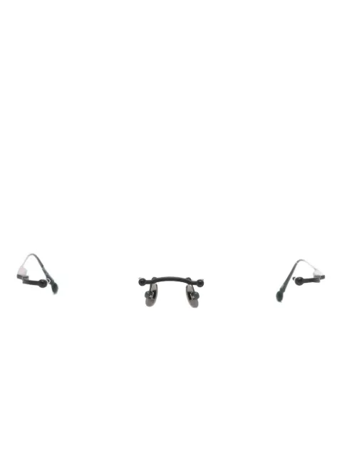 Matsuda rimless glasses