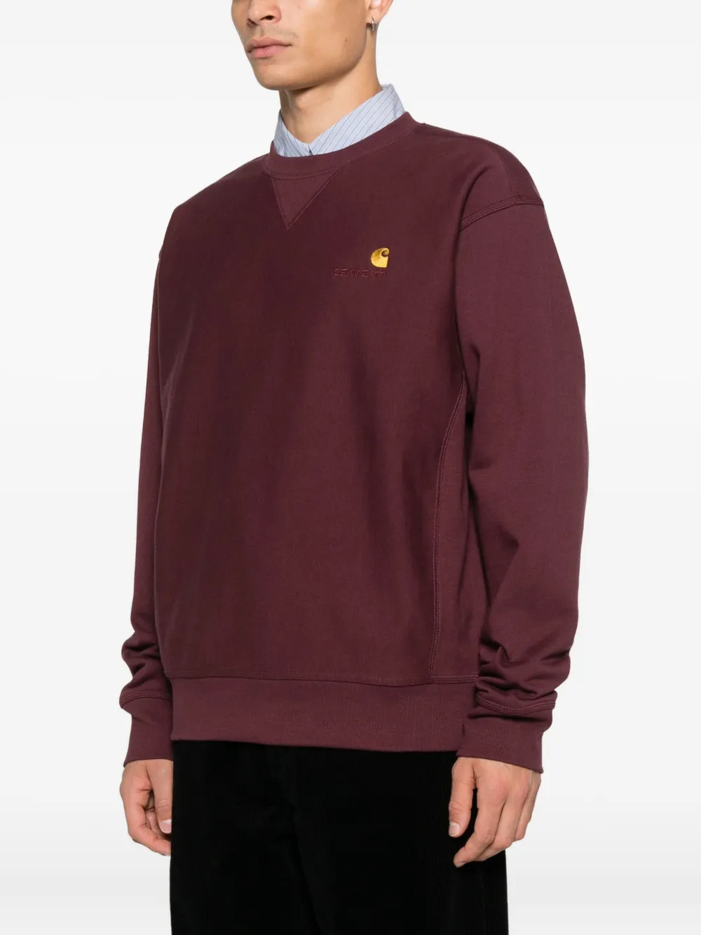 Carhartt WIP American Script sweater met logo Rood