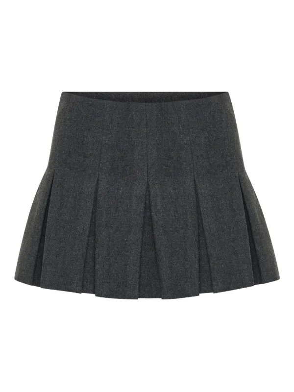 Mサイズ andmary Zoey pleats mini skirt gray Nicholas Mimmy Pleated Mini Skirt | Grey | FARFETCH