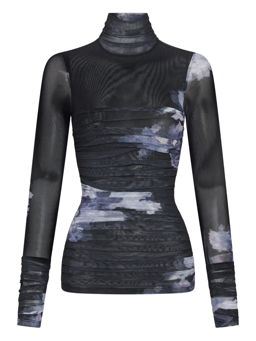 Nicholas haut Harmony à fleurs | noir | Image 1