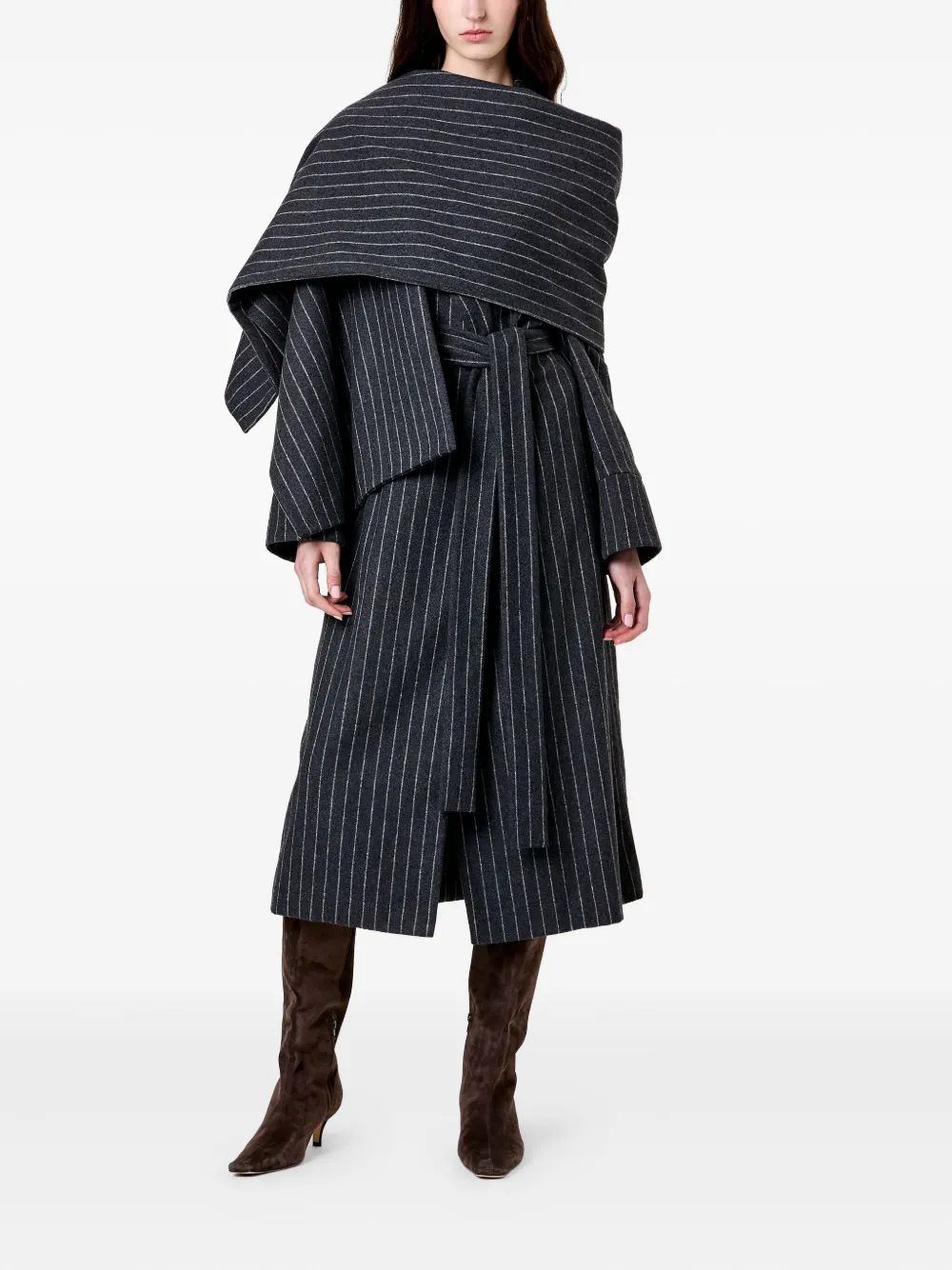 Nicholas Candice Mantel mit Nadelstreifen | Einreiher | Image 2