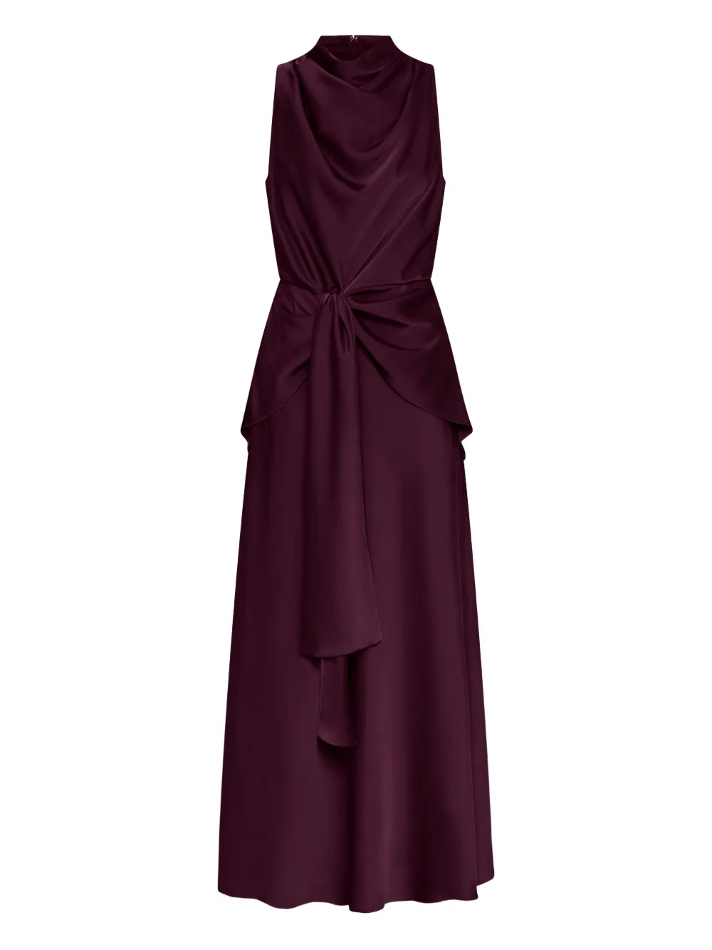Nicholas Esmara Mock-neck Maxi Dress In Purple