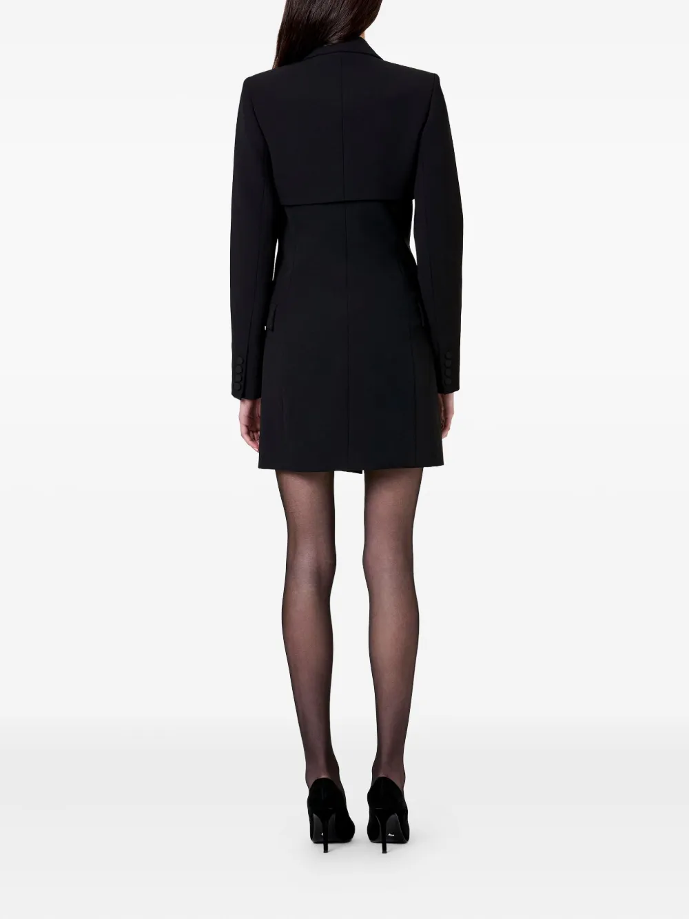 Nicholas Cielo Double-breasted Mini Dress In Black