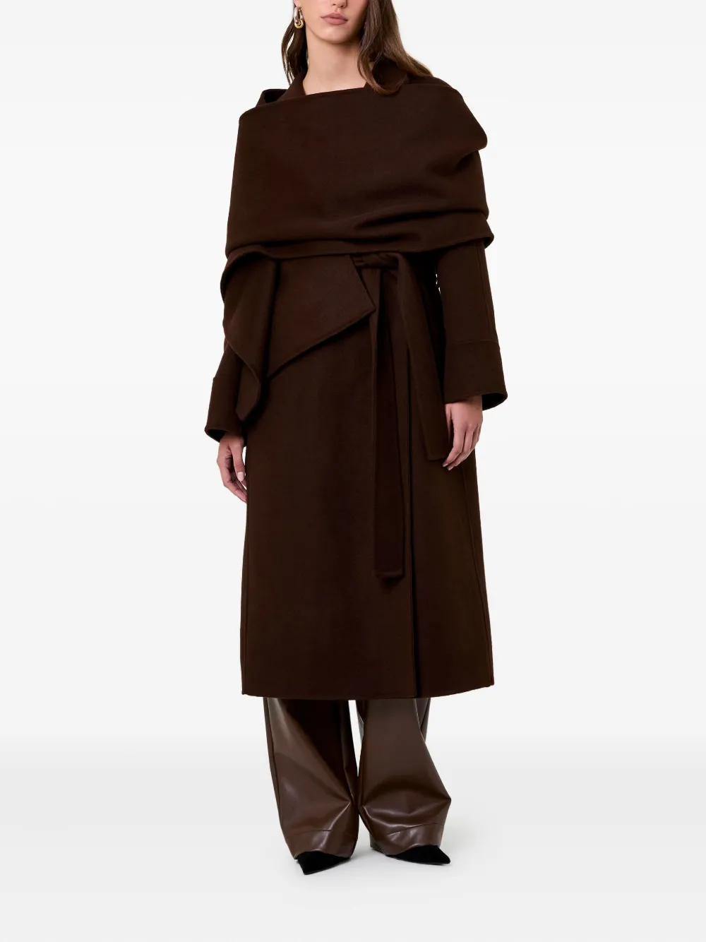 Nicholas Candice Mantel mit Gürtel | Einreiher | Image 2