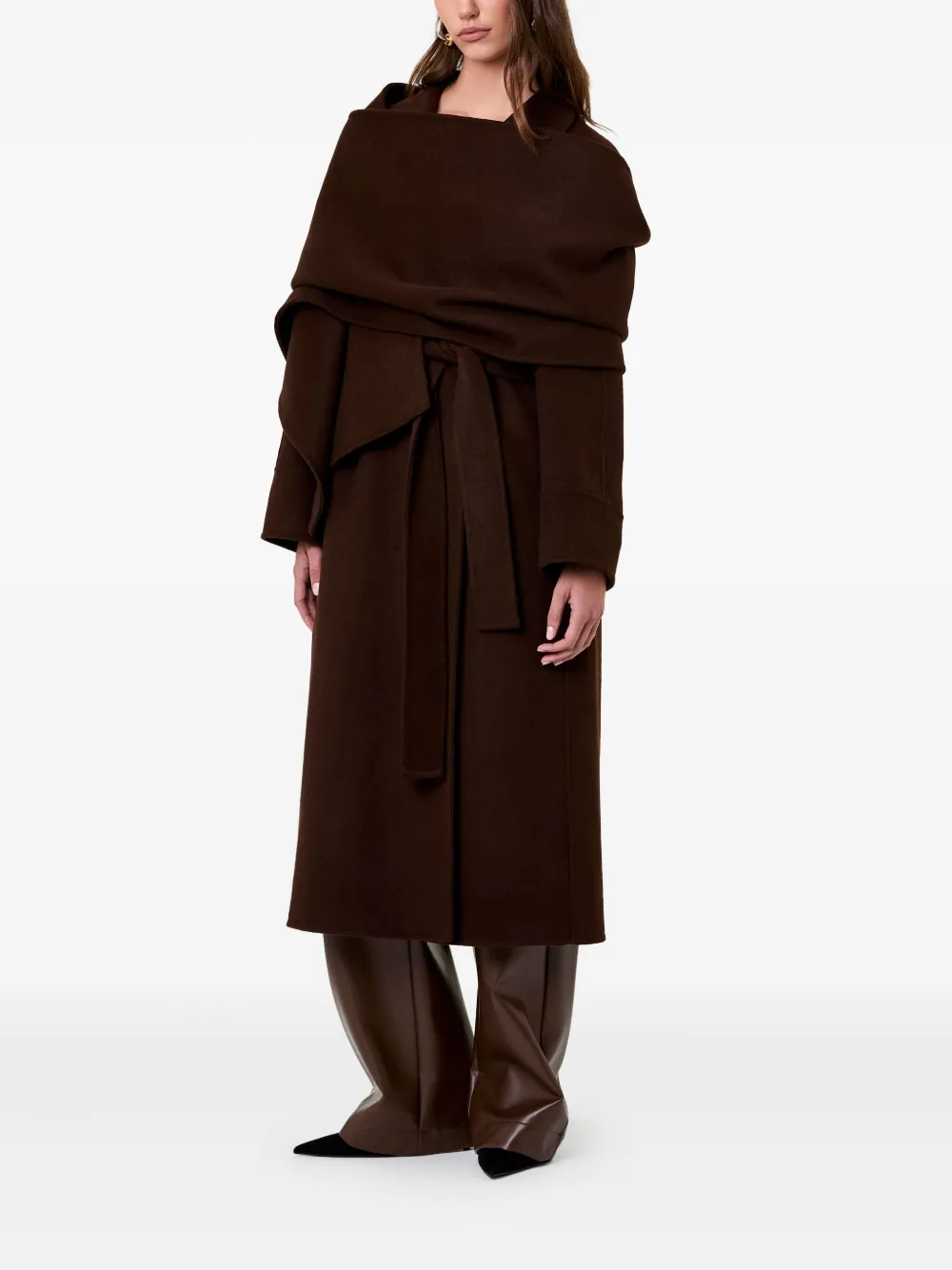  Nicholas Candice Belted Coat - Brown 