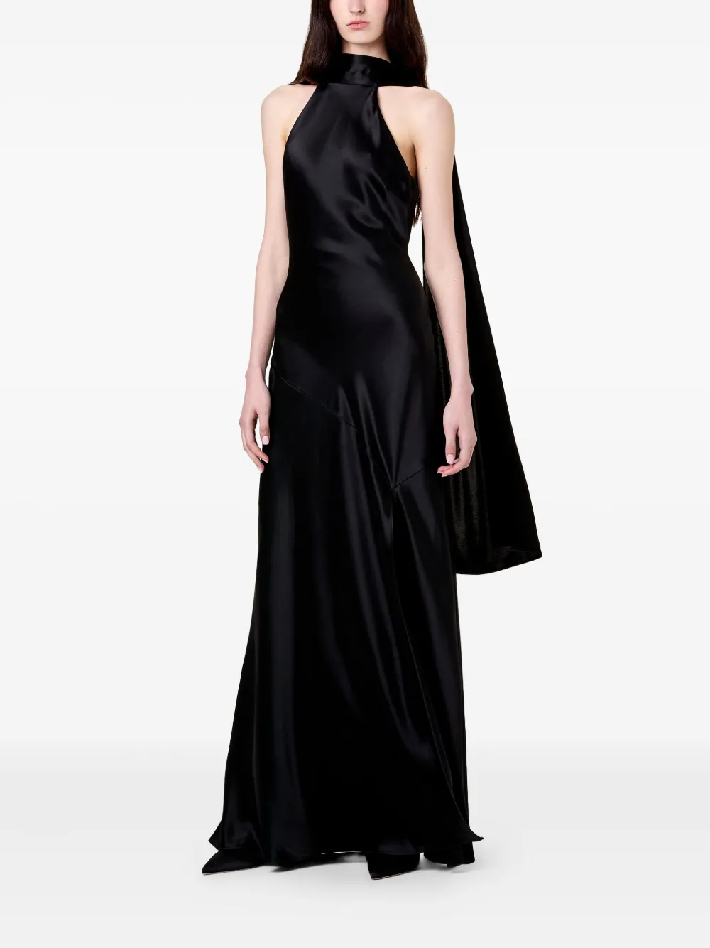 Nicholas Isa Maxi Dress In Black