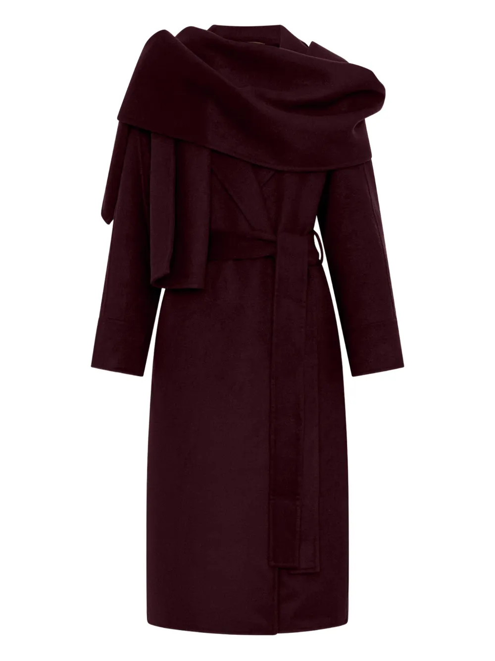 Nicholas Candice Belted Coat In Purple