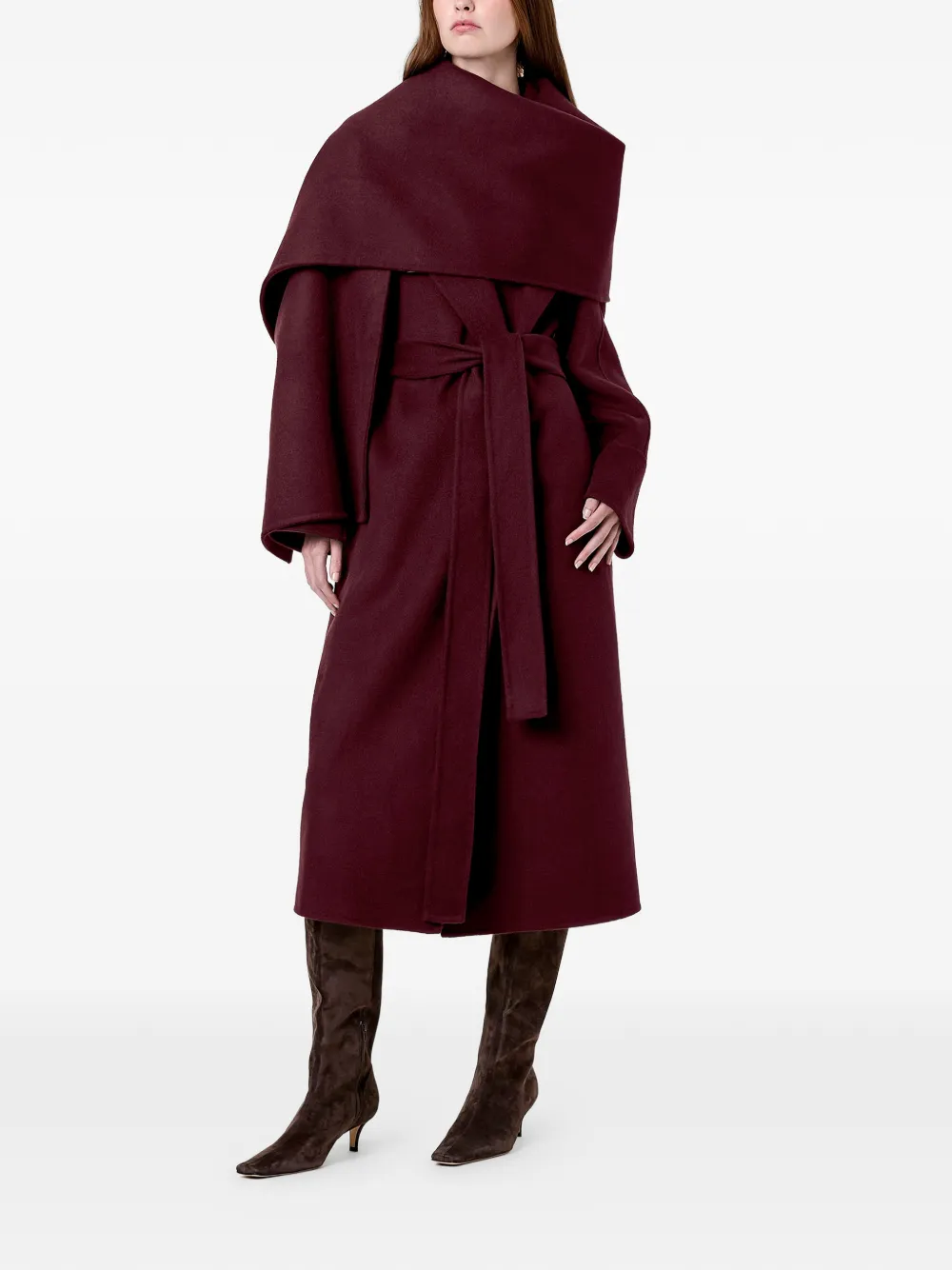  Nicholas Candice Belted Coat - Red 