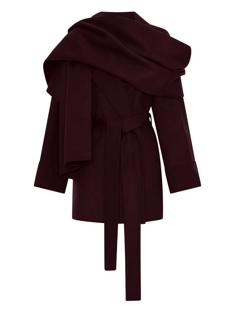 Nicholas Sandy Belted Coat In Purple